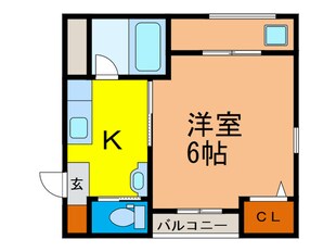 ハイム江口の物件間取画像